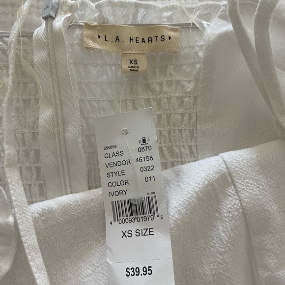 White mini dress- Pac Sun (LA Hearts brand) - Picture 3 of 3